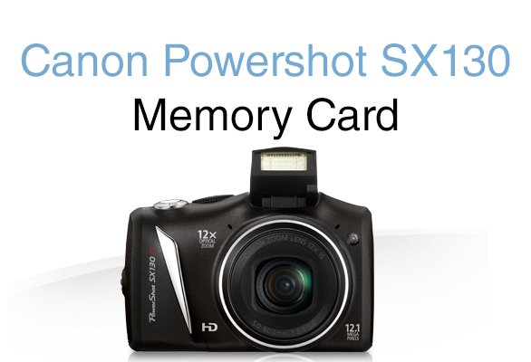 Canon SX130 IS SD Card