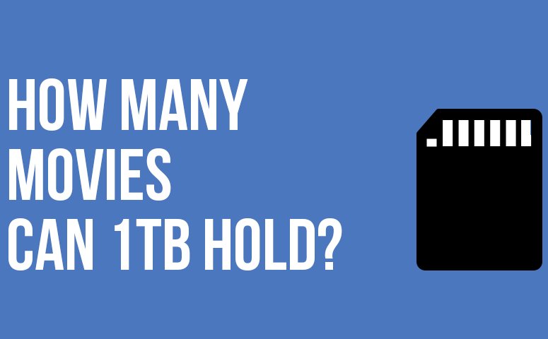 How Many Movies Can 1 TB Hold?