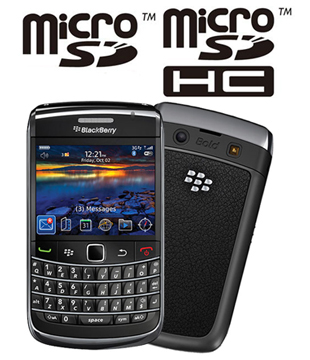Blackberry Bold 9700 Memory Card